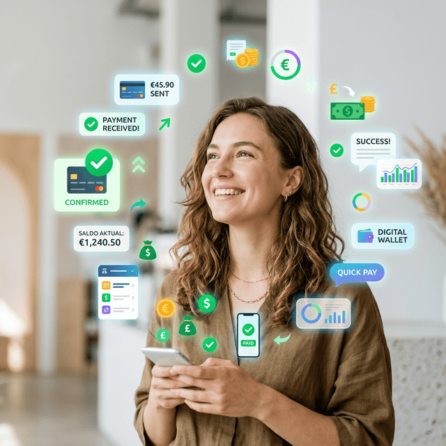 Receive payments quickly from anywhere